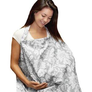 Breastfeeing Nursing Cover Wrap w Built in Pocket, Full Coverage Privacy Feeding
